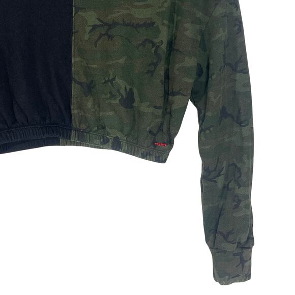 n:PHILANTHROPY Oversized Black and Green Long Sleeve Sweatshirt - Picture 6 of 6